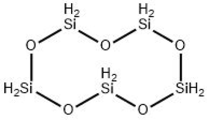 Cyclopentasiloxane structure