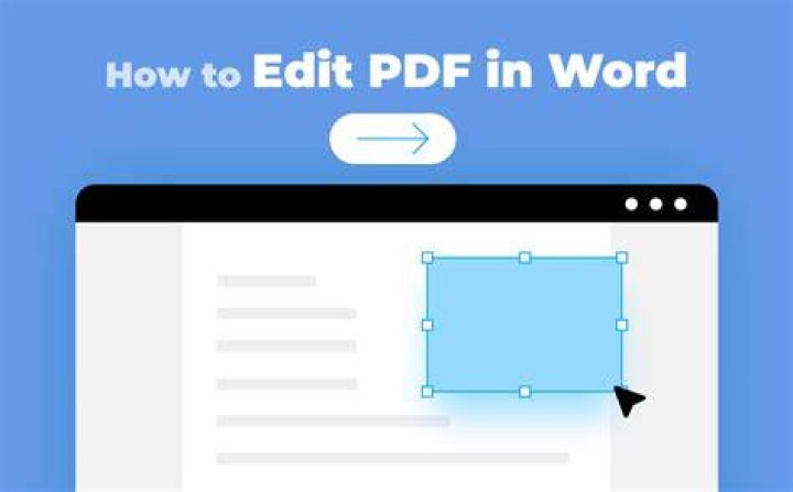 edit pdf in word