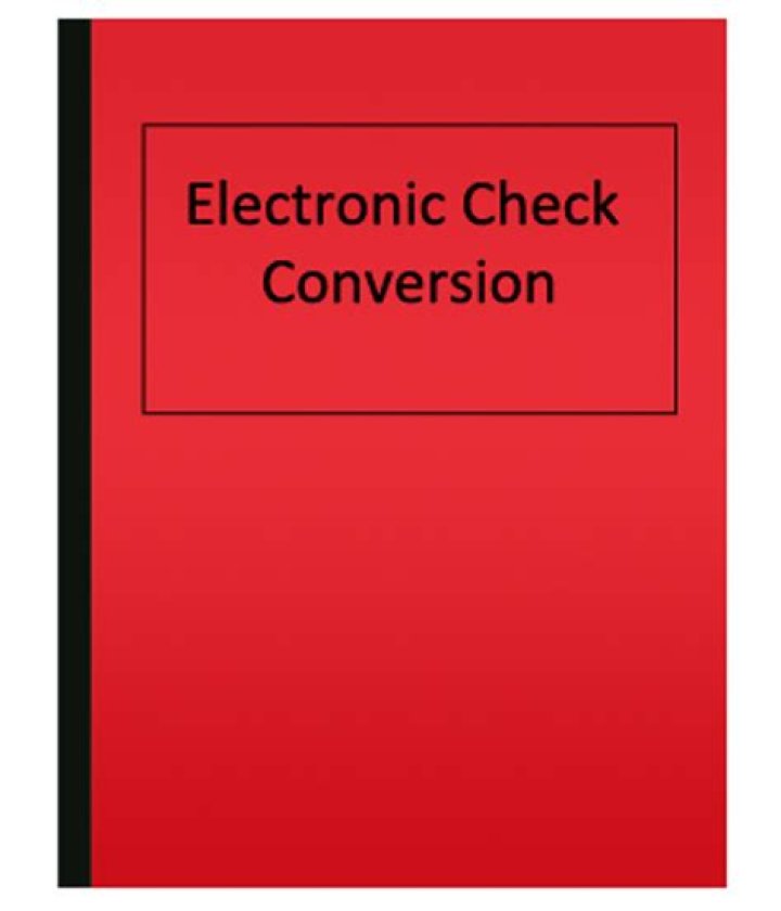 Electronic Check Conversion - How To Discuss