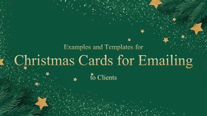 email christmas cards