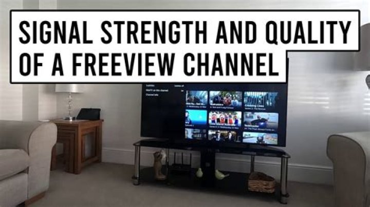 How do I check cable TV signal strength?