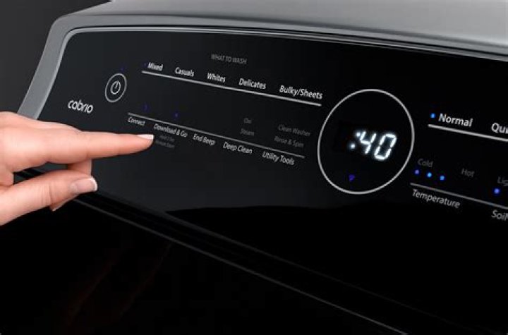 How do I reset my Whirlpool Cabrio touchscreen