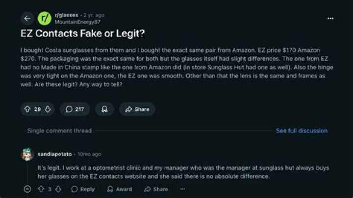 Is Ezcontacts Authentic - How To Discuss