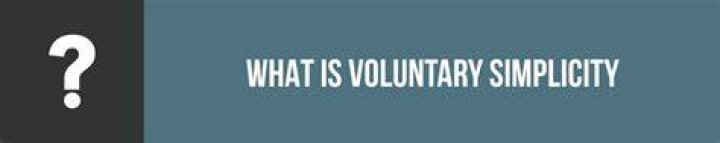 Voluntary Simplicity - How To Discuss