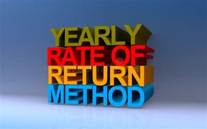 Yearly Rate Of Return Method
